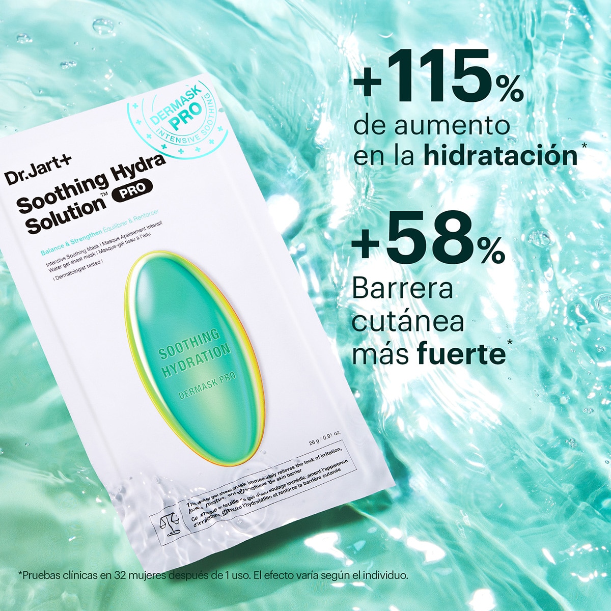SOOTHING HYDRA SOLUTION™ PRO FACE MASK FOR IRRITATED SKIN (MASCARILLA FACIAL CALMANTE HYDRA SOLUTION™ PRO PARA PIELES IRRITADAS)